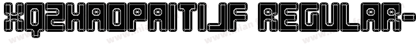 XQZhaoPaitiJF Regular字体转换